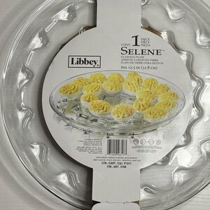 Kinney Glass Deviled Egg Platter